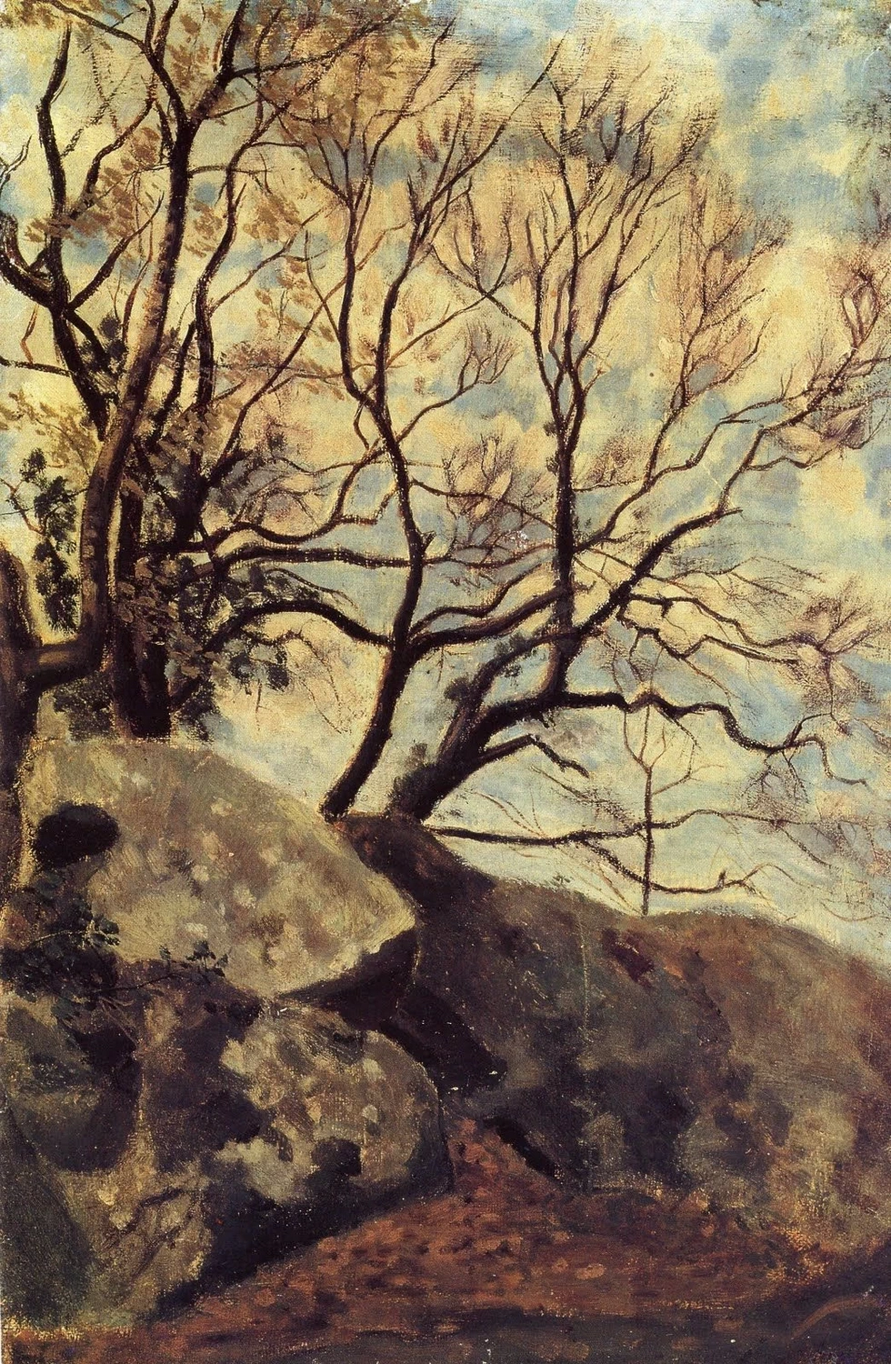 Jean-Frédéric Bazille-76-Studio degli alberi